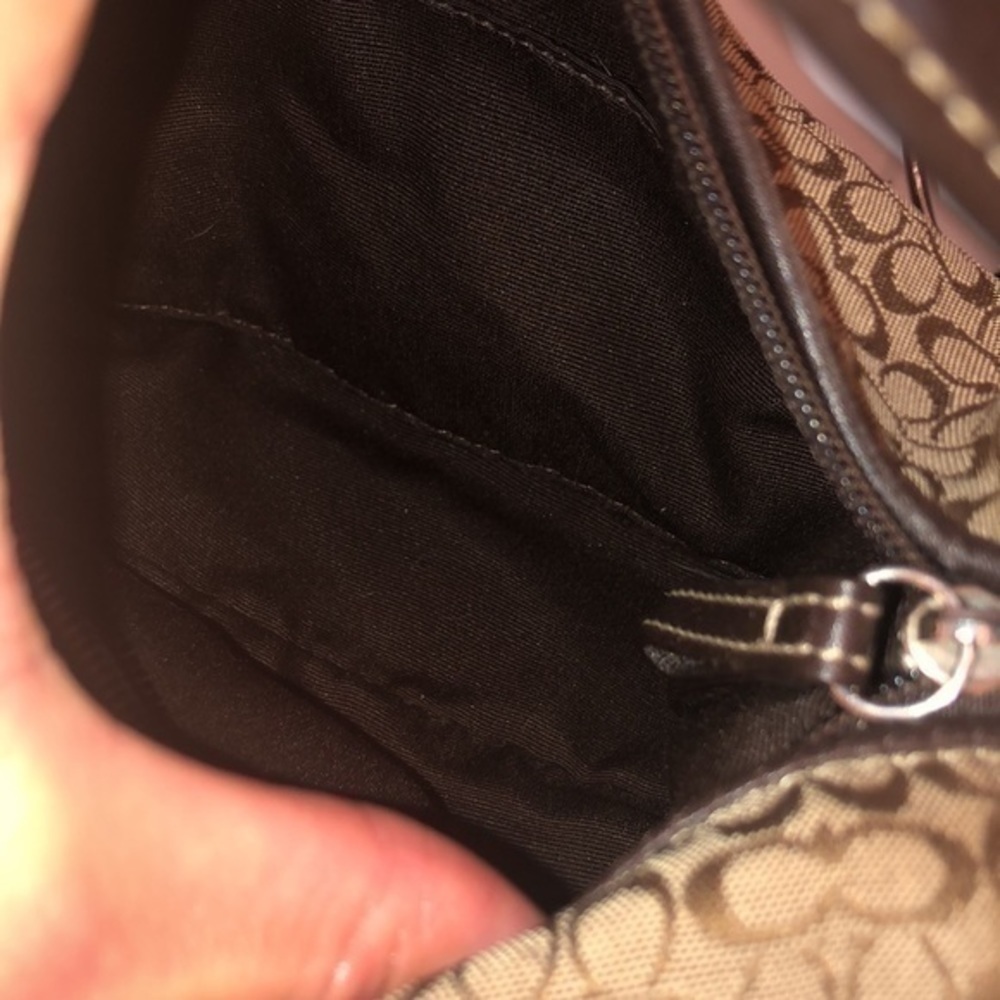 Coach vintage y2k signature brown and leather mini bag - Picture 9 of 9